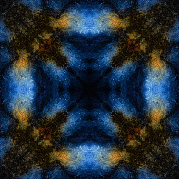 Psychedelische patroon van de kunst. Abstract symmetric kleurrijke achtergrond. — Stockfoto