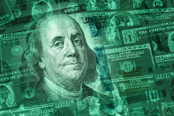 Dollars bills background. Close up cash money. — Stock Photo, Image