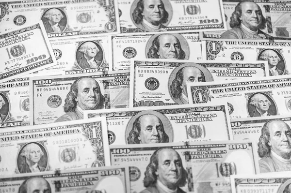Nakit para Amerikan Doları yakından görmek arka plan faturaları. Finans ve iş kavramı. Yakın çekim. Sığ derinlik-in tarla.