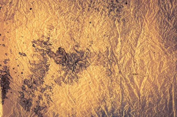 그런 지 종이 텍스처. 구겨진된 오래 된 더러운 골 판지 고민 및 산업 배경 디자인. — 스톡 사진