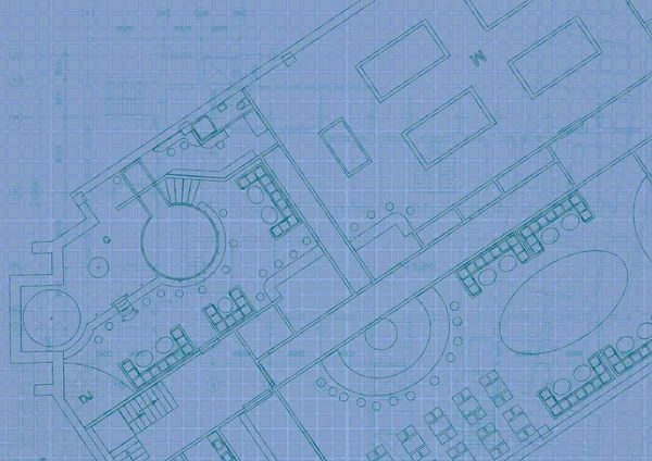 Tło architektoniczne z rysunkami technicznymi. Plany tekstury planu. Rysowanie części projektu architektonicznego. — Zdjęcie stockowe