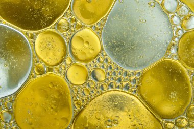 Renkli yağ mürekkep kabarcıklar ve damla. Soyut şablon karma doku arka plan. Duvar kağıdı deseni.