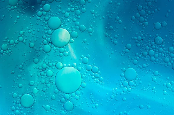 Coloridas burbujas de tinta de aceite y gotas. Plantilla abstracta textura mixta fondo. Patrón fondo de pantalla . — Foto de Stock