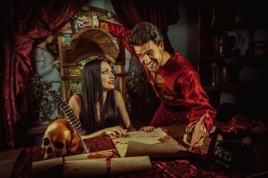 Bir toprak sahibi ve Ortaçağ Avrupa'nın bir köylü arasında bir kredi anlaşması sonucu