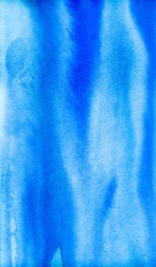 Kağıt, arka plan üzerine soyut mavi suluboya