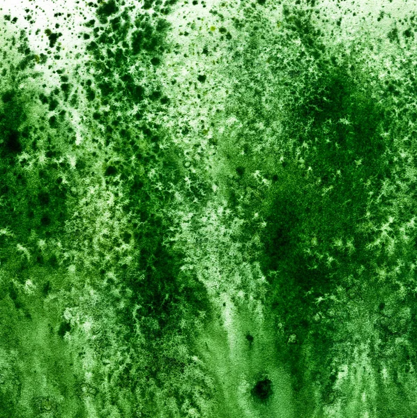 Abstrakte Grüne Aquarell Hintergrund — Stockfoto