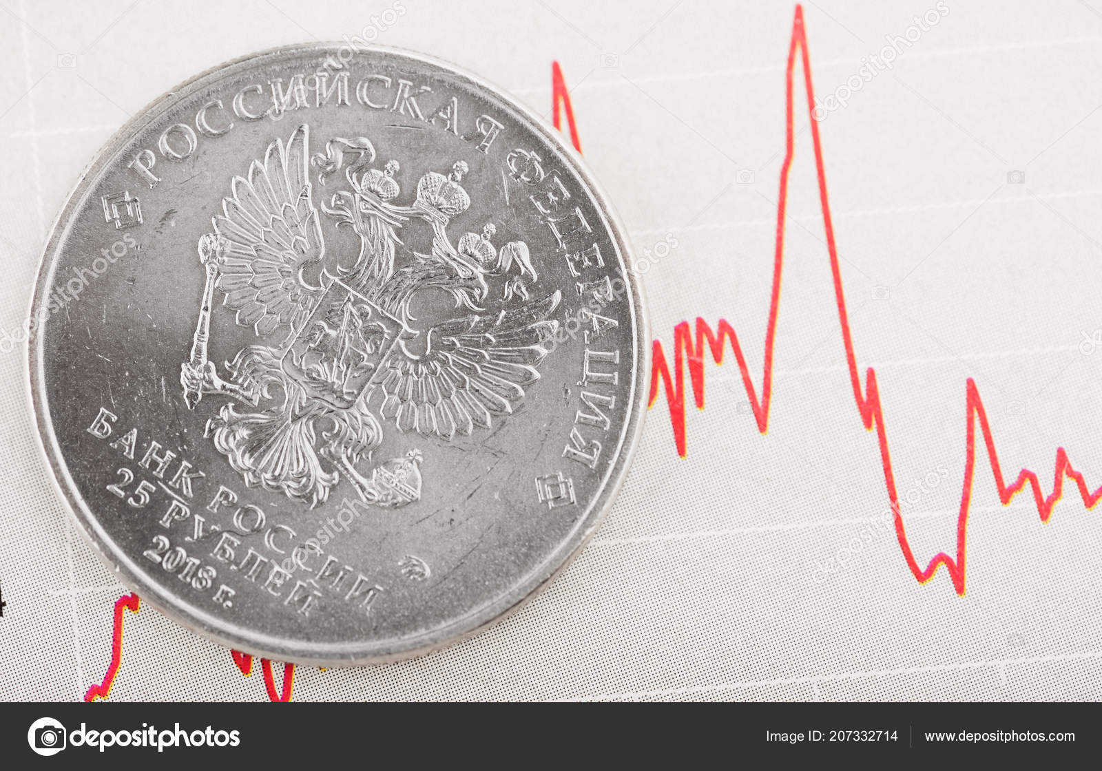 Taux Change Rouble Russe Gros Plan image libre de droit par valphoto ...