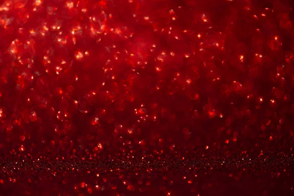 赤いクリスマス キラキラ抽象的な背景 — ストック写真