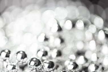 Noel dekorasyon arka plan bokeh ışıklar, closeup görünümü ile