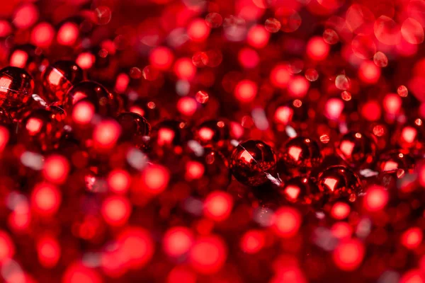 Noel Dekorasyon Arka Plan Bokeh Işıklar Closeup Görünümü Ile — Stok fotoğraf