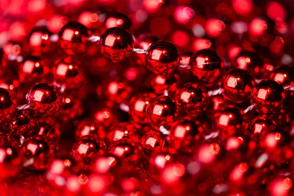 Christmas Decoration Background Bokeh Lights Closeup View — Stock Photo, Image