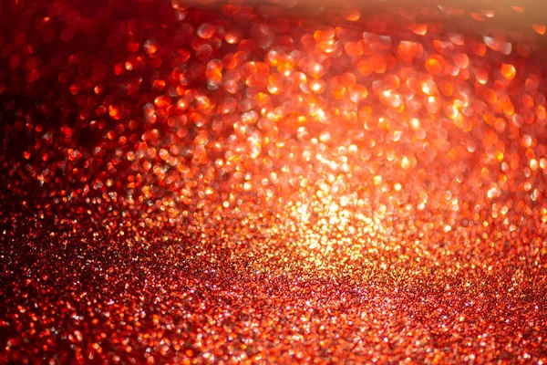 红色圣诞节闪闪发光抽象背景 — 图库照片