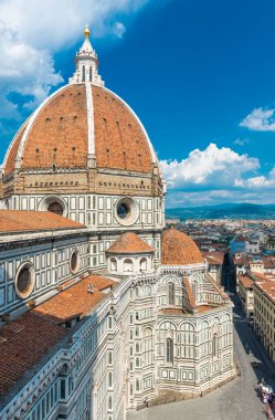 İtalya, Floransa 'daki Santa Maria del Fiore Katedrali manzarası 
