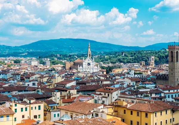 Uma Vista Sobre Telhados Florença — Fotografia de Stock