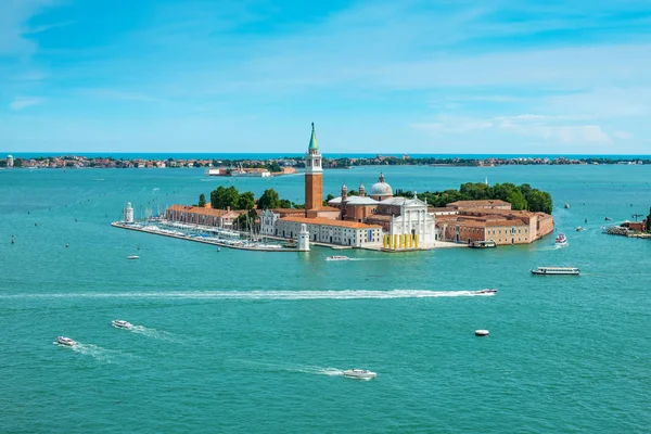 Vista Isla San Giorgio Venecia Italia —  Fotos de Stock