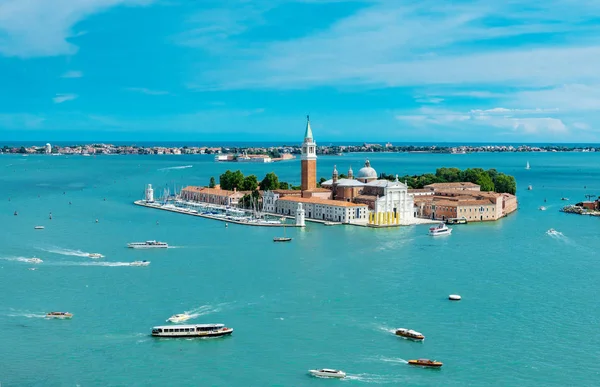 Pohled Ostrov San Giorgio Benátky Itálie — Stock fotografie