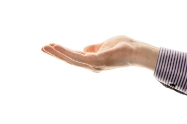 Kafkas adam el açık izole