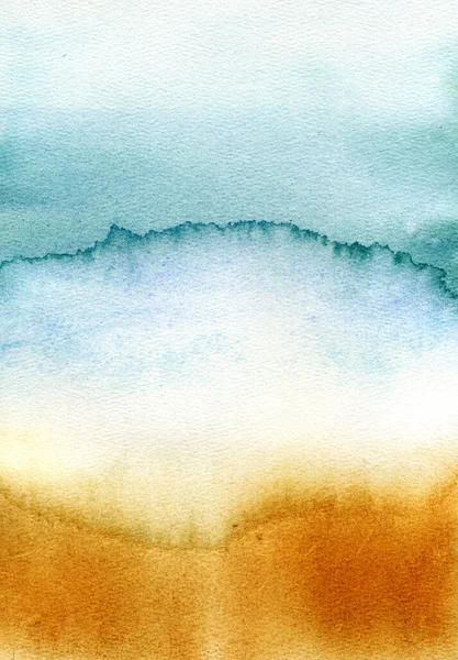 Abstract Watercolor Background Water Foam Sand — Stock Photo, Image