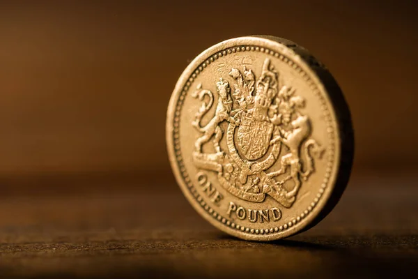 Pound Gbp Coin Des — Stock Photo, Image