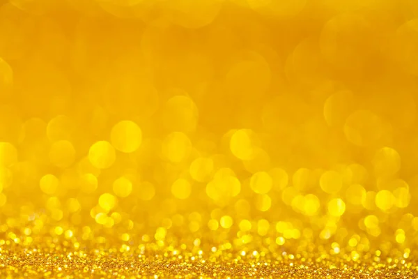 Ouro Luzes Natal Backgroun — Fotografia de Stock
