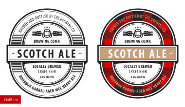 Bira şirketi şablonu modern tarzı