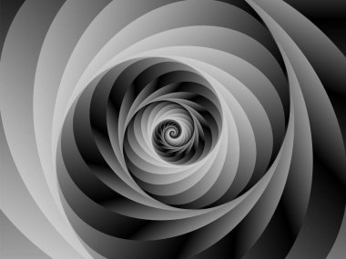 Spiral fraktal arka plan