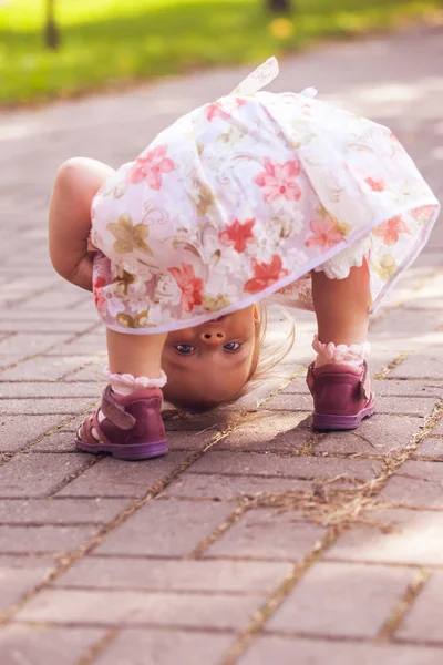 Funny little girl — Stock Photo, Image