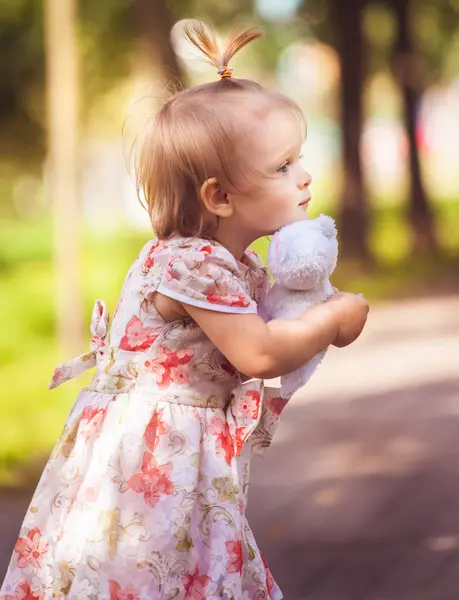 Funny little girl — Stock Photo, Image