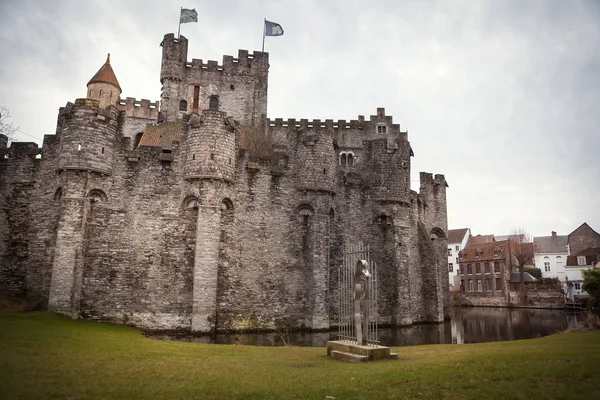 Castle Gravensteen Flanders, Gent, Belgium — Stock Photo, Image