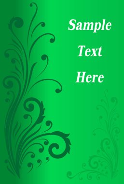 çarpık bir desen ile reklam tasarımı çeşitli için yeşil etiket boş