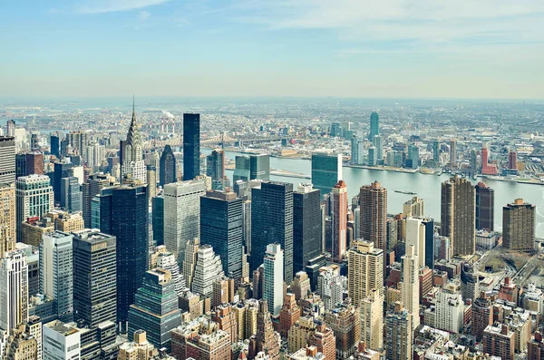 Cityscape Uitzicht Manhattan New York City Verenigde Staten — Stockfoto