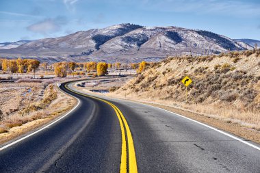 Colorado otoyol sonbahar, ABD. 