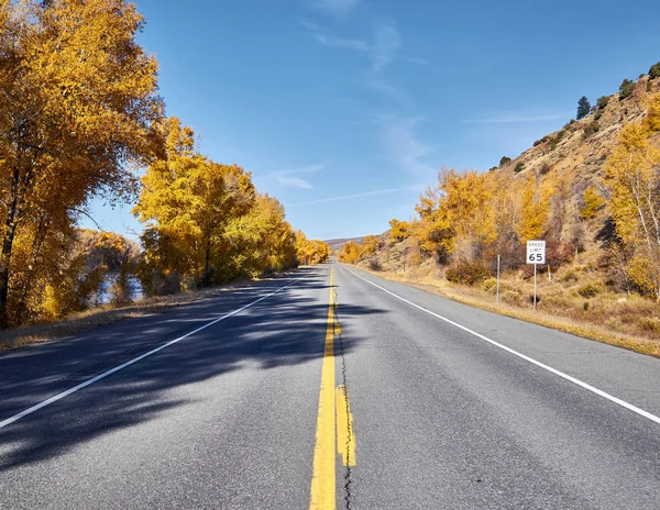 Autostrady Colorado Jesień Stany Zjednoczone Ameryki — Zdjęcie stockowe