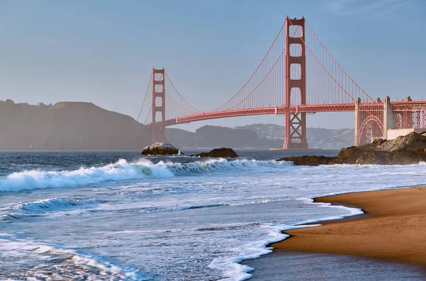 Blick Auf Die Golden Gate Bridge Vom Baker Beach San — Stockfoto
