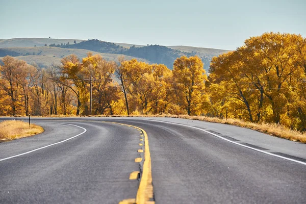 Snelweg Colorado Herfst Verenigde Staten — Stockfoto