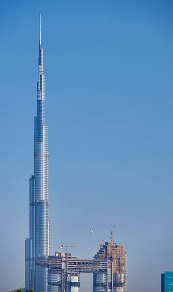 Skyline Diurne Dubaï Aux Émirats Arabes Unis — Photo