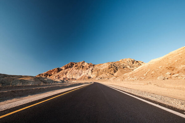 Artists Drive in Death Valley National Park, California, USA.