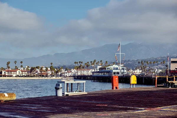 Santa Barbara Stearns Wharf Kalifornii Usa — Zdjęcie stockowe