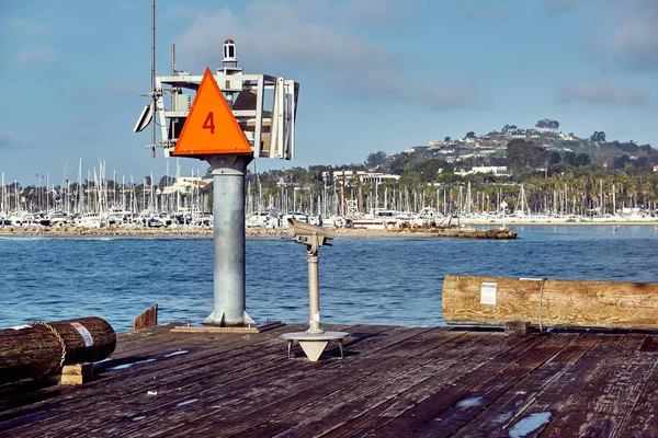 Santa Barbara Stearns Wharf Californie Usa — Photo