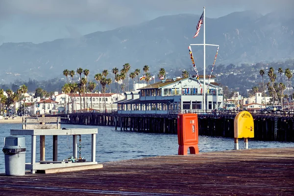 Widok Wybrzeże Santa Barbara Kalifornii Usa — Zdjęcie stockowe