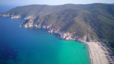 Güzel plaj hava atış, Sithonia, Yunanistan