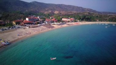 Güzel plaj hava atış, Sithonia, Yunanistan