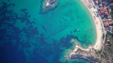 Güzel plaj hava atış, Sithonia, Yunanistan