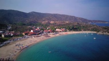 Güzel plaj hava atış, Sithonia, Yunanistan