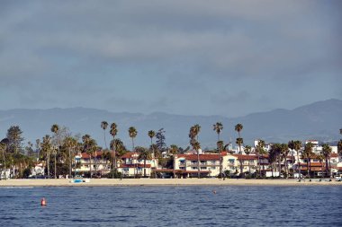 Görünüm Santa Barbara Coast California, ABD