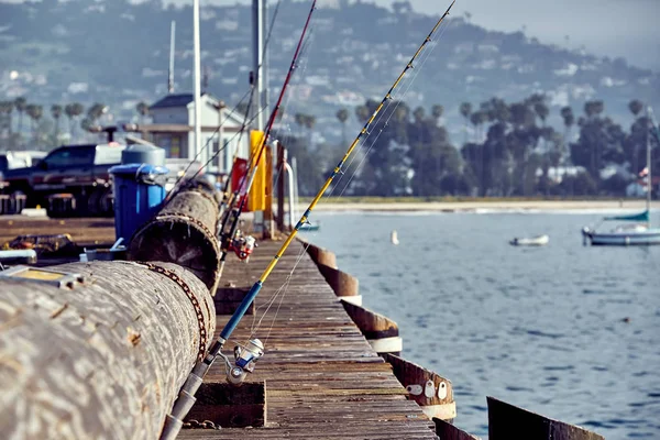 Santa Barbara Stearns Wharf Califórnia Eua — Fotografia de Stock