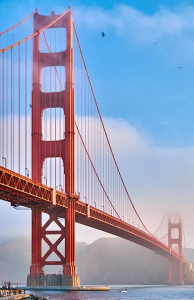 Veduta Della Costruzione Del Golden Gate Bridge San Francisco California — Foto Stock