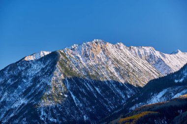 Kebler Pass içinde Colorado Rocky Dağları, ABD, sonbahar manzara. 
