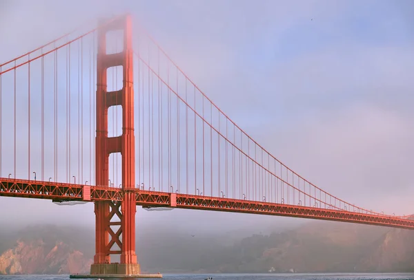 Vista Construcción Del Puente Golden Gate San Francisco California — Foto de Stock