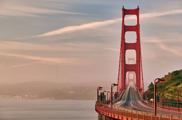 Vista Construcción Del Puente Golden Gate San Francisco California — Foto de Stock